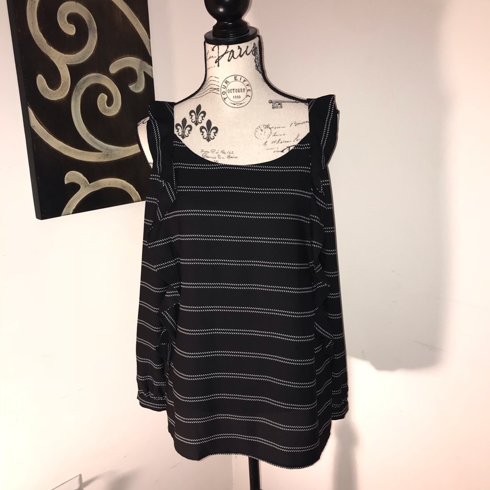 Chico’s medium striped blouse